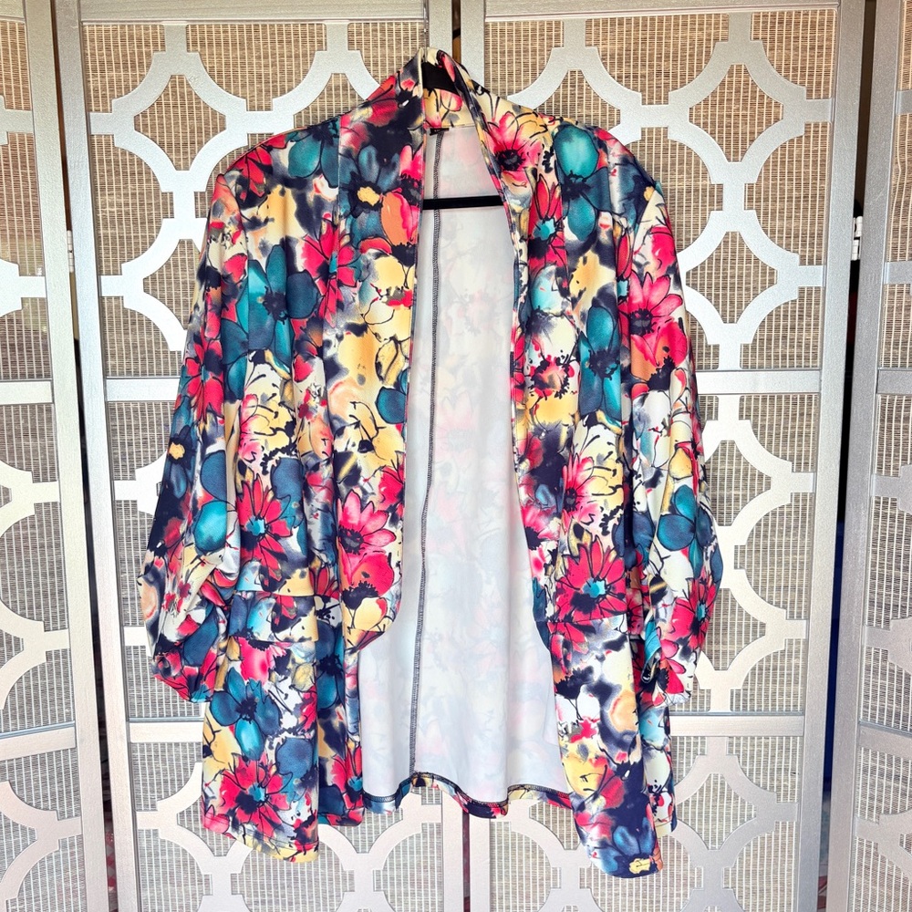 SHEIN Floral Multicolor Blazer